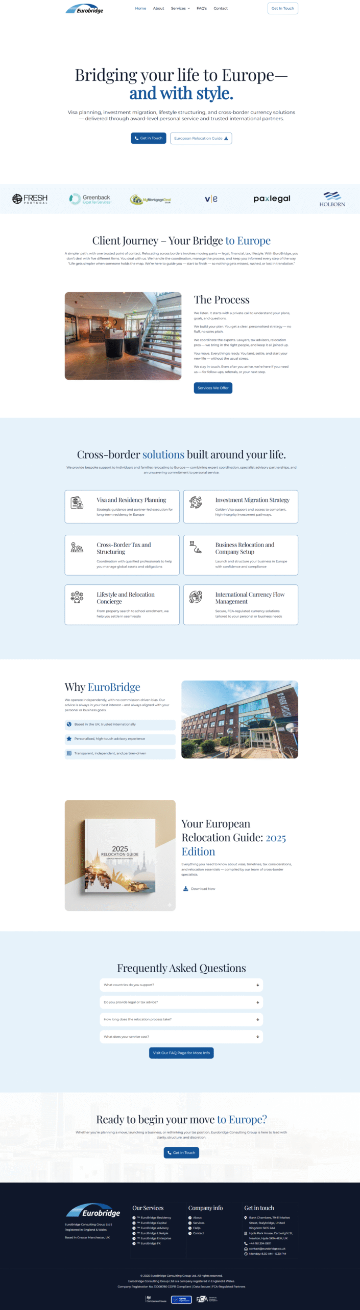 Responsive web design portfolio – WordPress website example