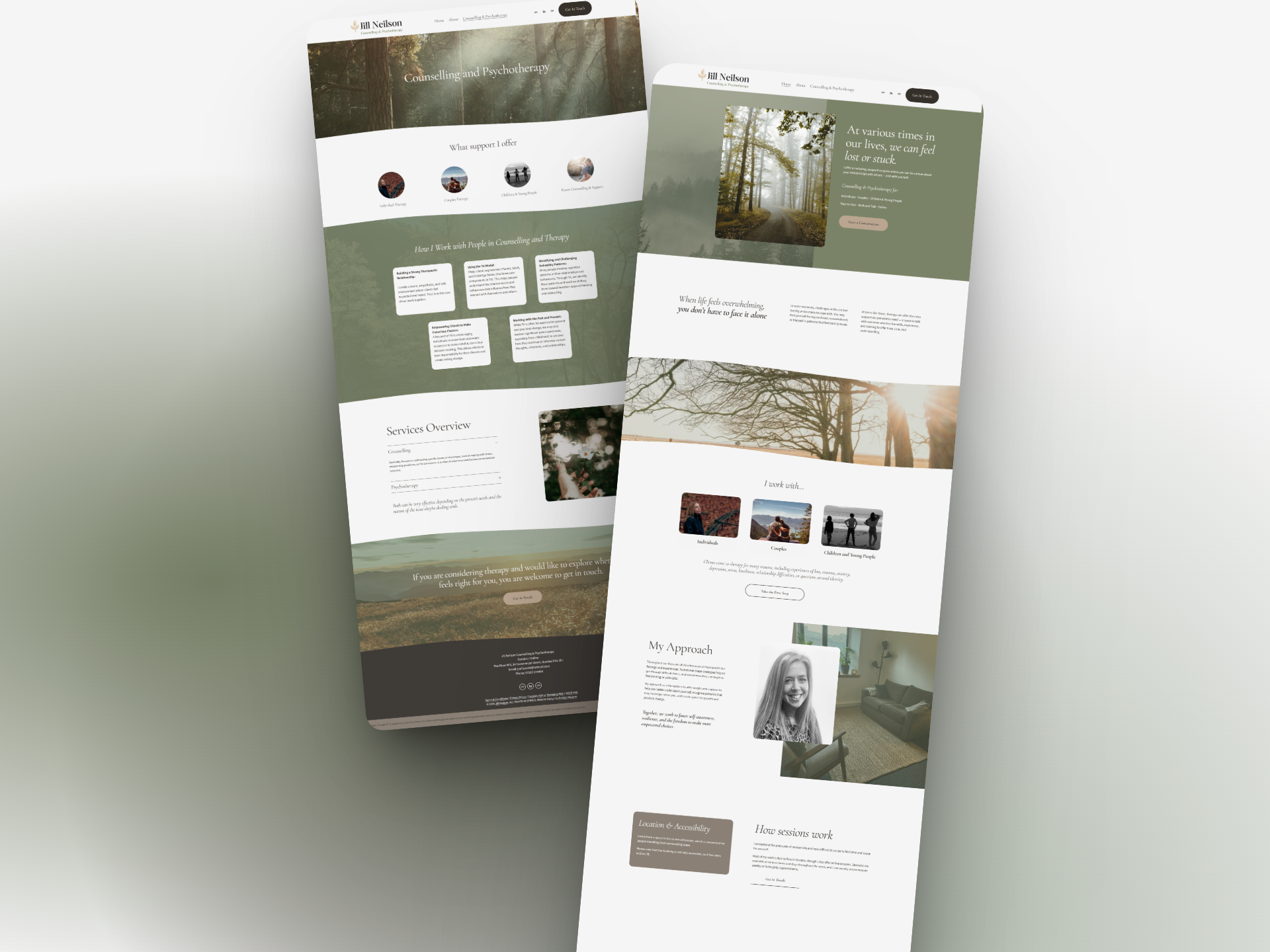 Counselling & Psychotherapy Practice Website Rebrand