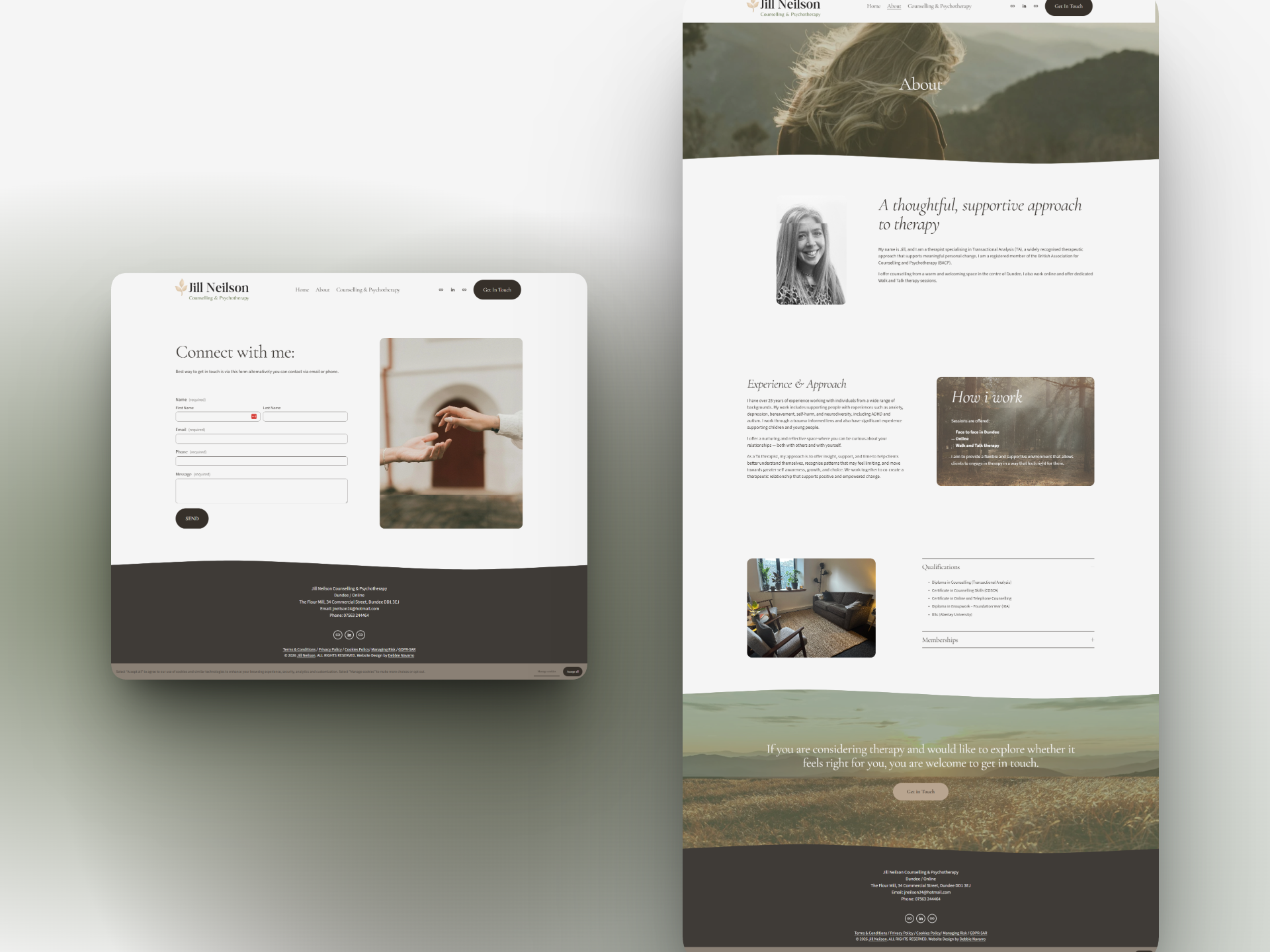 Counselling & Psychotherapy Practice Website Rebrand