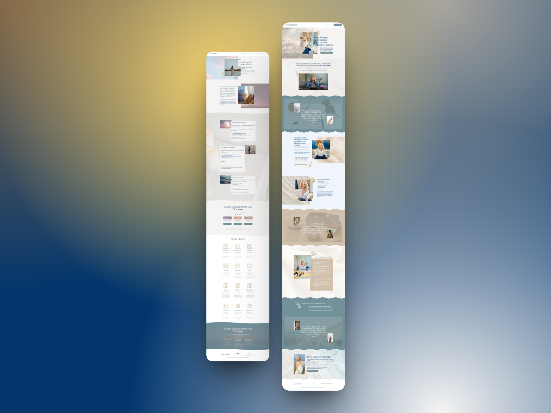 Holistic Life Coaching & Therapy Website Design