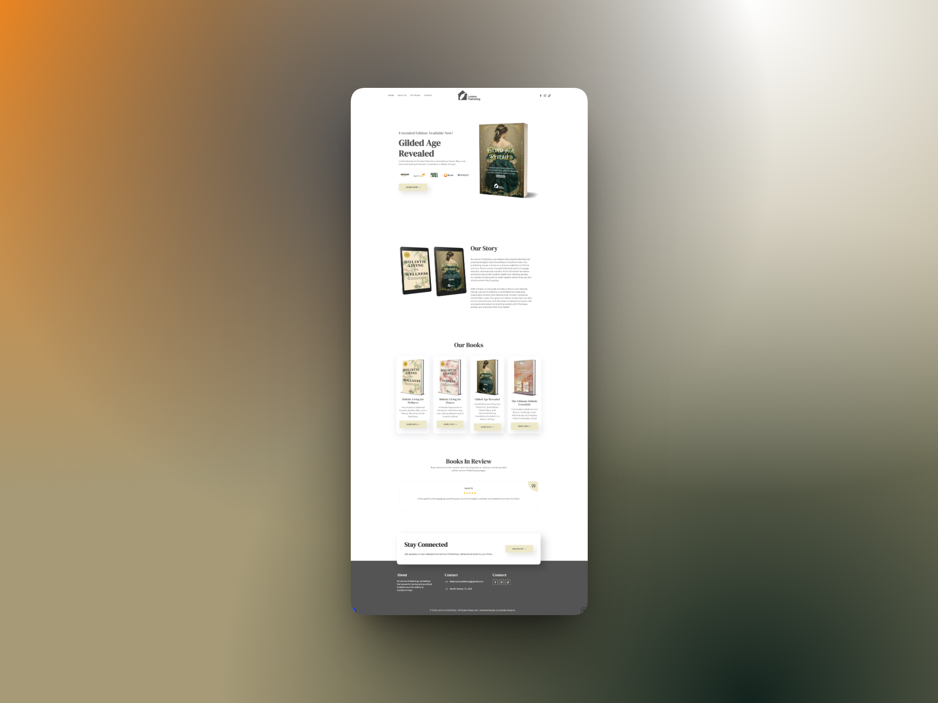 Publishing Portfolio & Multi-Channel Bookstore Design