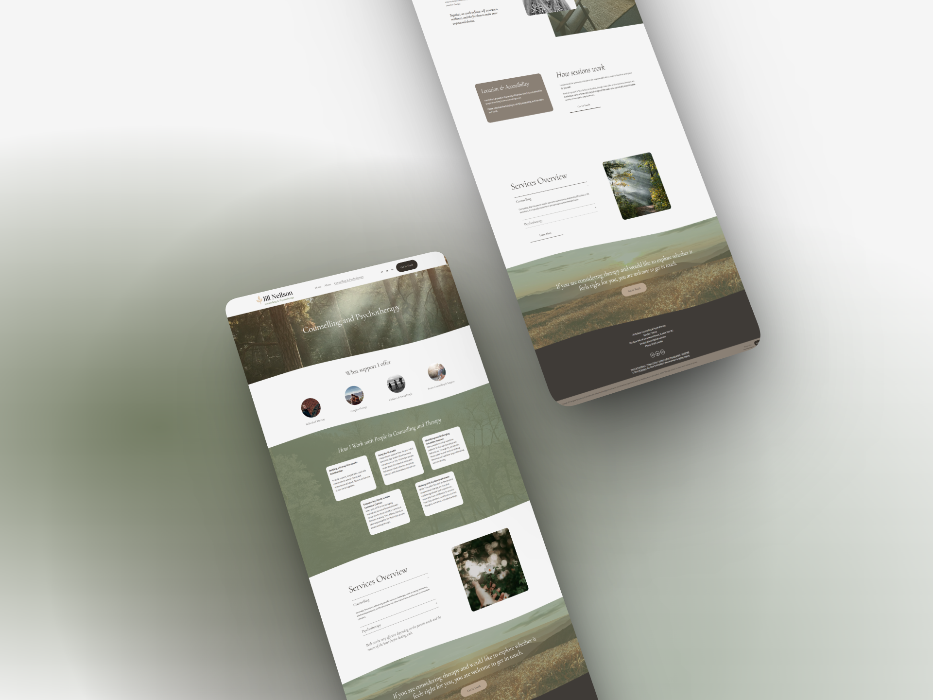 Counselling & Psychotherapy Practice Website Rebrand