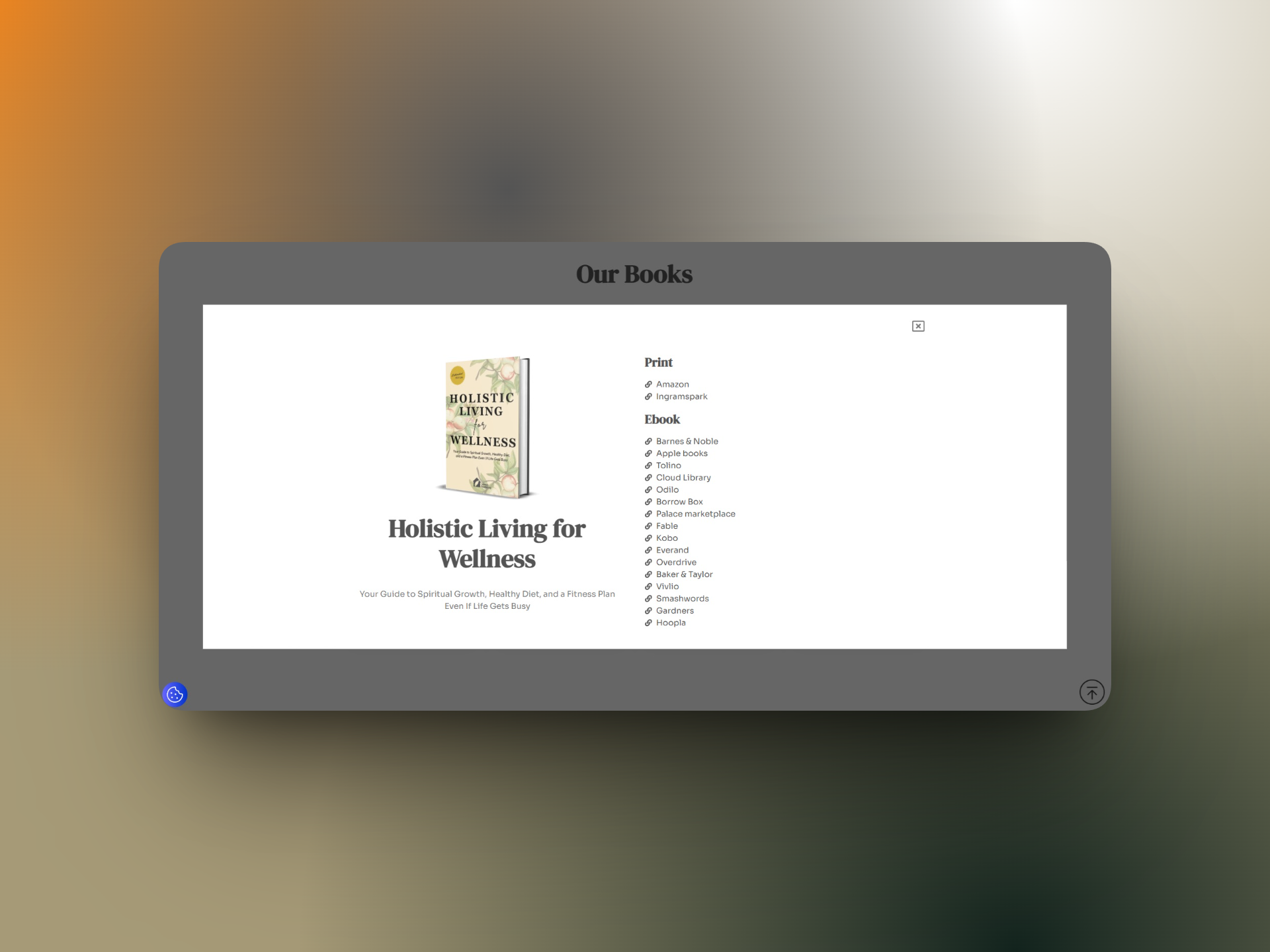 Publishing Portfolio & Multi-Channel Bookstore Design