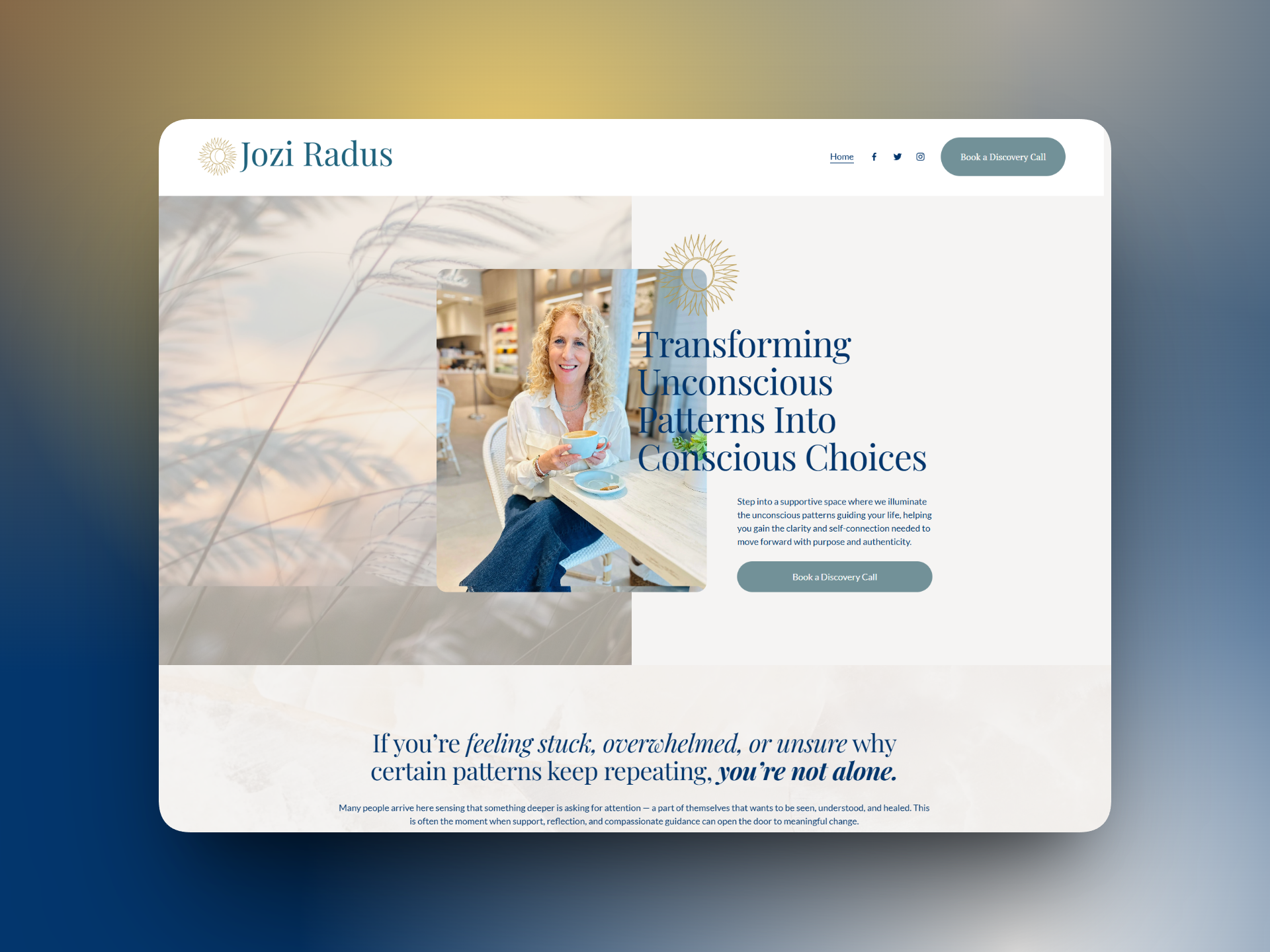 Holistic Life Coaching & Therapy Website Design