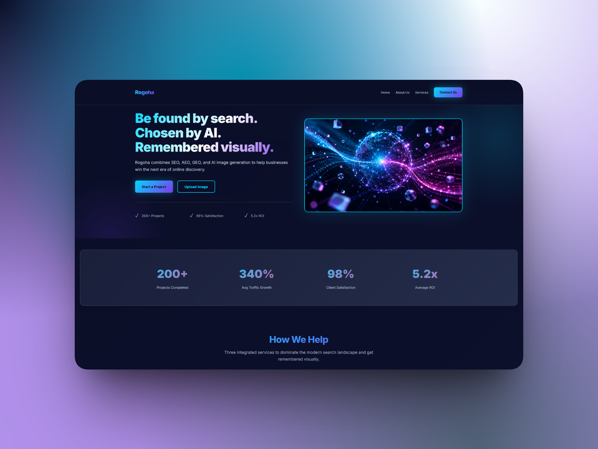 ROGOHA AI Visibility & Digital Image Studio — WordPress website rebuild