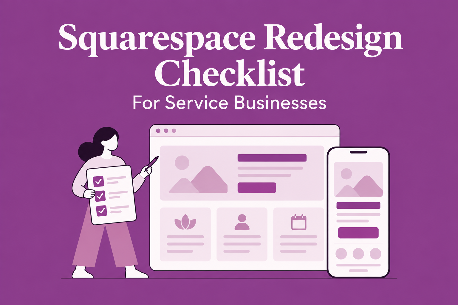 Squarespace Website Redesign Checklist for Service Businesses